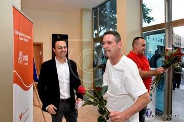 Presentación del candidato socialista a la Alcaldía de Telde (Foto TA)